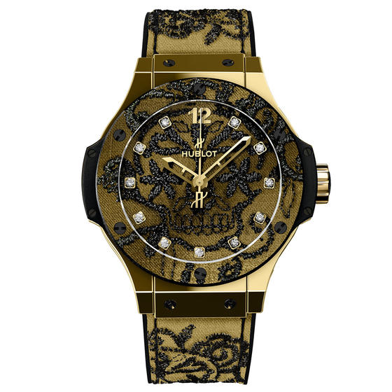 Cheap Hublot BIG BANG BRODERIE YELLOW GOLD 343.VX.6580.NR.BSK16 Replica Watch